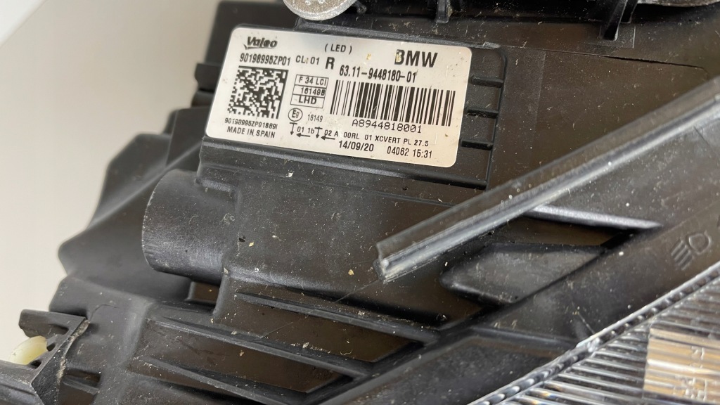 Bmw 3 gt f34 фара правий адаптивний led shadow нова в Україні