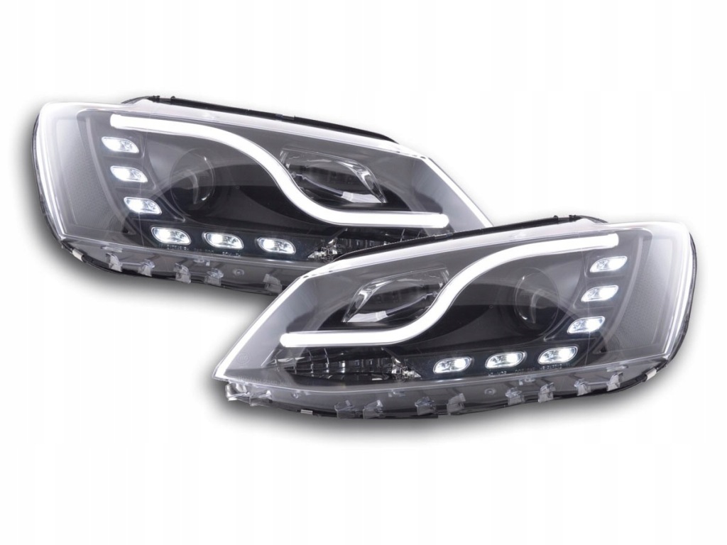фото №1, Лампы перед daylight led drl vw jetta 6 11- чёрные