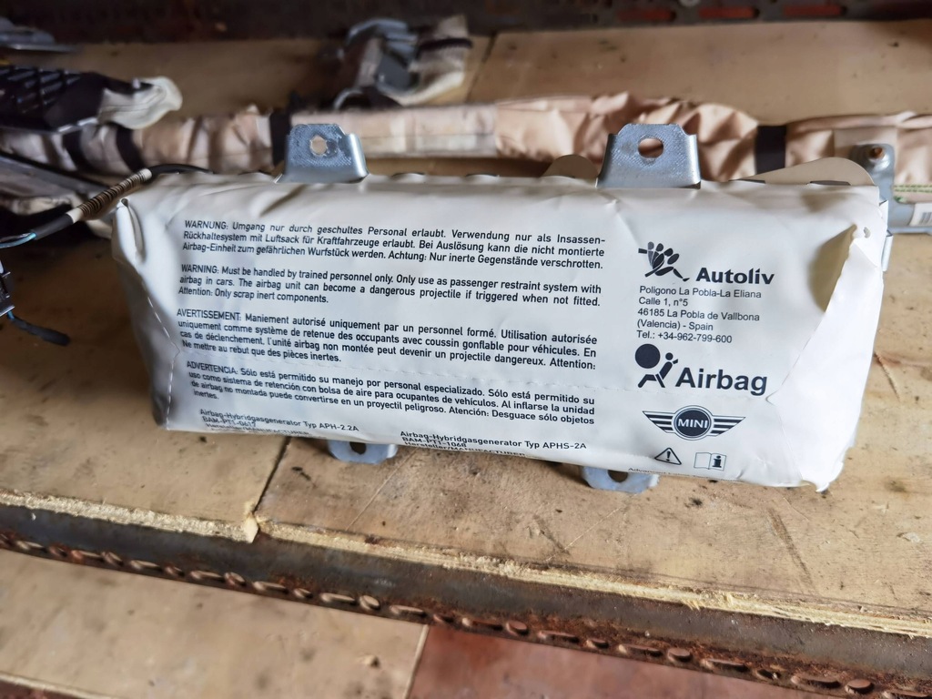 фото №1, Mini one - cooper r57 2010 подушка воздушная подушка безопасности пассажира