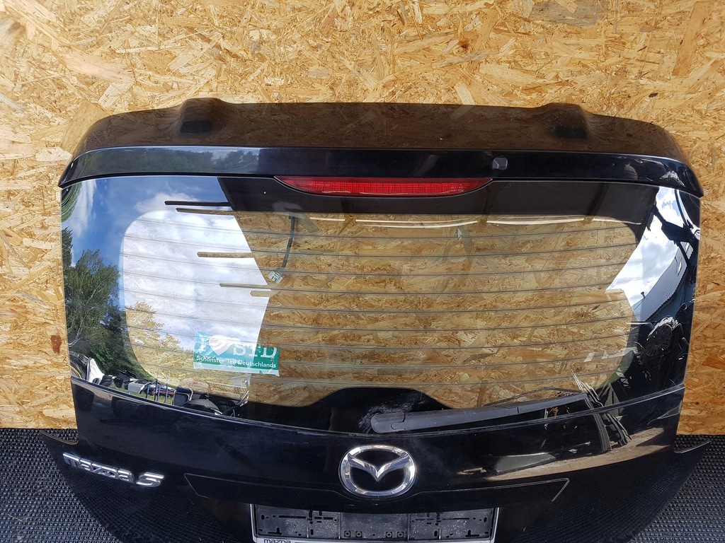 фото №7, Mazda 5 задняя крышка багажника крышка багажника комплектная czarna