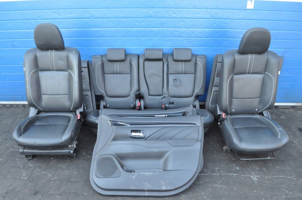 фото №1, Mitsubishi outlander iii переходник салона сиденья заднее сиденье обшивки кожа