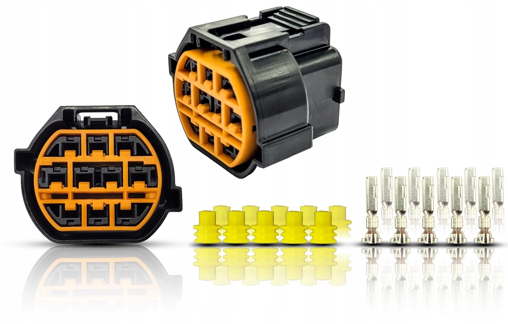 фото №1, Штекер з'єднувач колодка лампи фара hyundai kia soul ix35 10 pinów