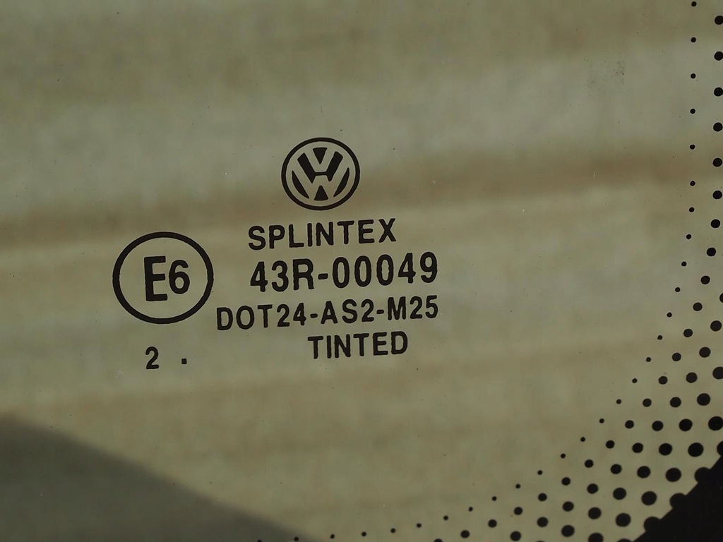 фото №7, Стекло боковая правая задняя vw t4 multivan as2