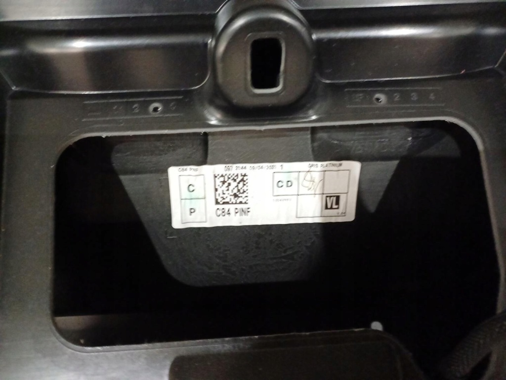 фото №3, Крышка багажника задняя citroen c5 aircross 1.6 pure tech hybrid 2021 r evl