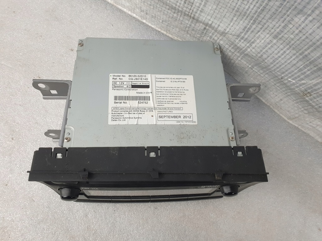 фото №5, Радио cd toyota prius c aqua