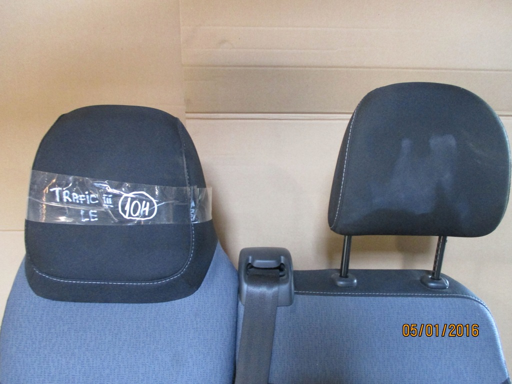 фото №5, Заднє сидіння подвійний ліва renault trafic iii