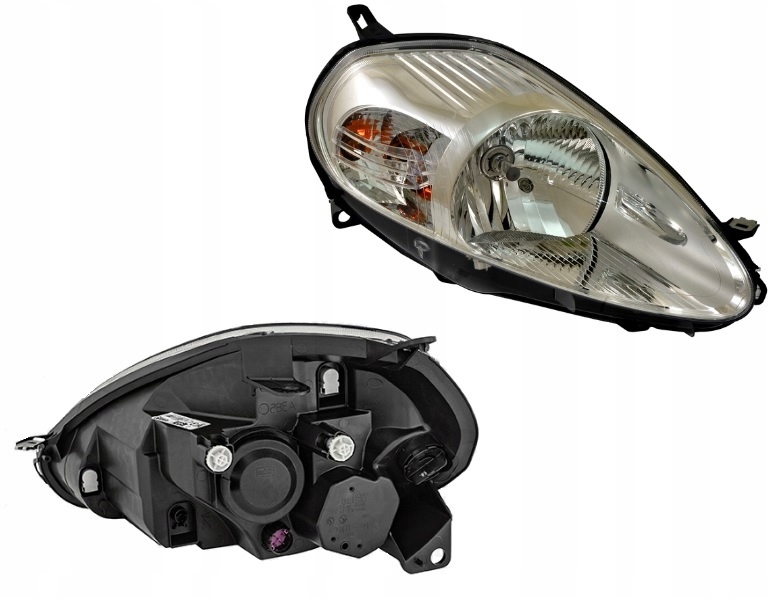 фото №1, Фара лампа правый fiat punto grande 08- valeo