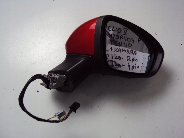 фото №1, Дзеркало праве renault clio v камера tennp 16 pin