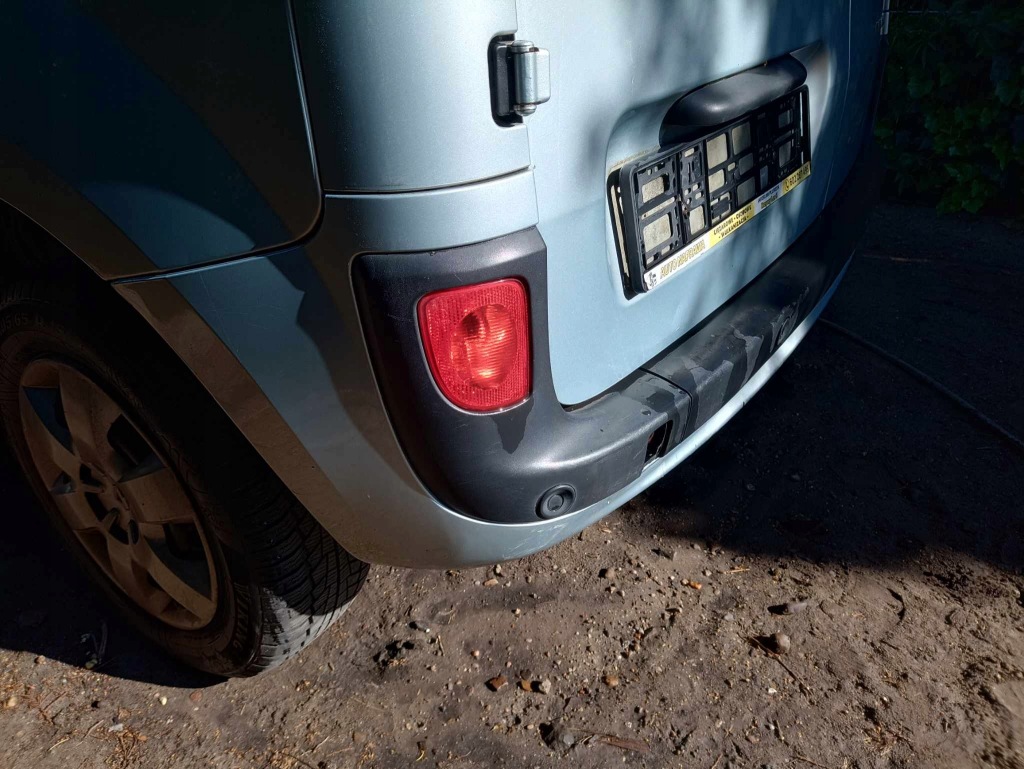 фото №3, Бампер задний задняя renault kangoo ii iii pdc