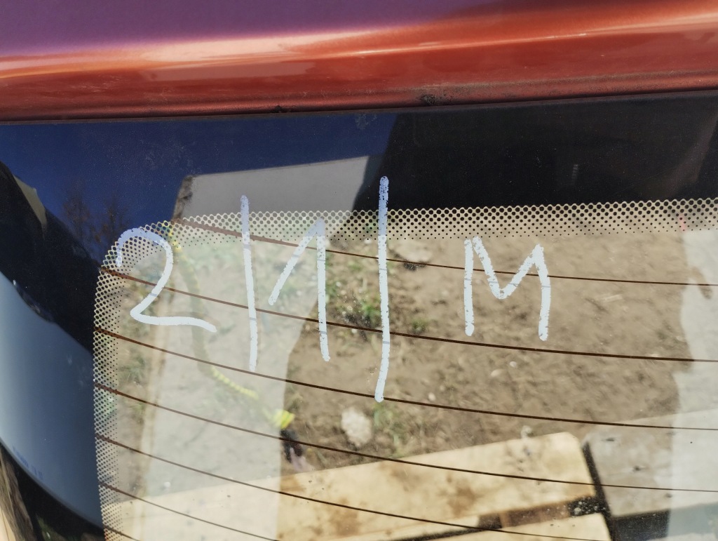 фото №9, Peugeot 206 кришка багажника багажника задня khd