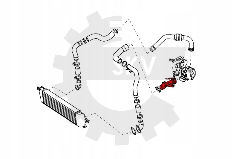 Esen skv 24skv656 шланг гибкий Оригинал