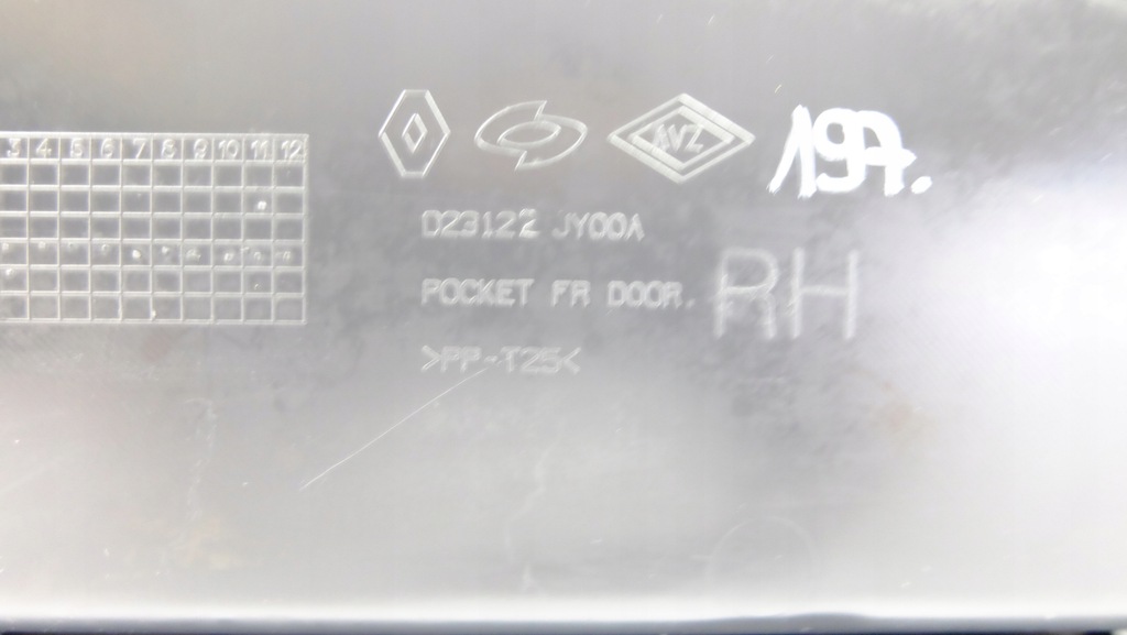 фото №8, Renault koleos оббивка обшивка двері правий перед