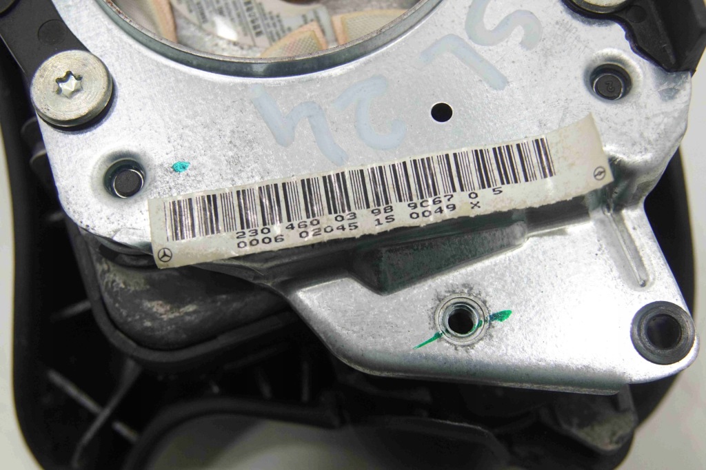 Подушка безопасности водителя чёрный mercedes sl r230 Недорого