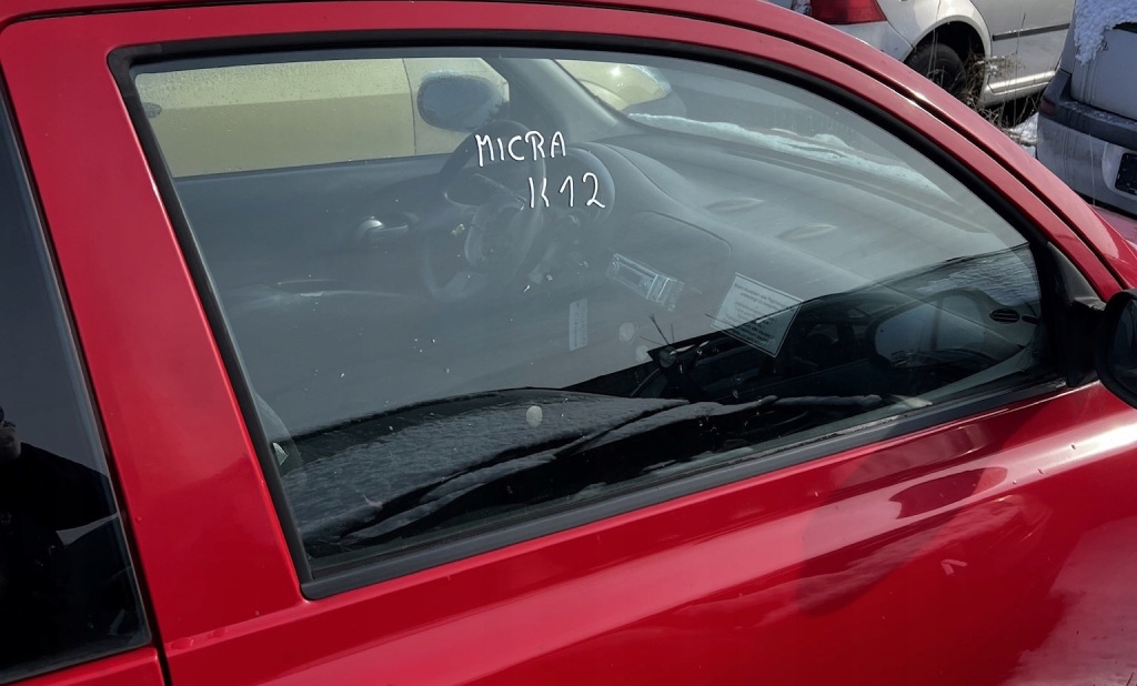 фото №1, Скло двері права nissan micra k12 02-10r 3двері