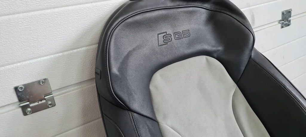 фото №10, Sq5 8r q5 lift обшивка сиденье кожа perlnappa alcantara правая сиденье