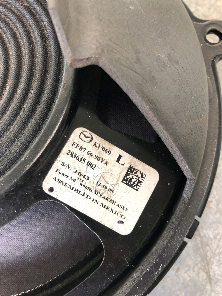 фото №5, Динамік лівий перед bose mazda rx8 rx-8 fe876696ya