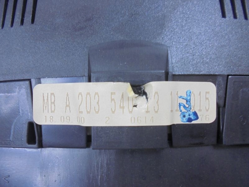 фото №8, Merceds c w203 лічильник прилади 2.2cdi a2035401311