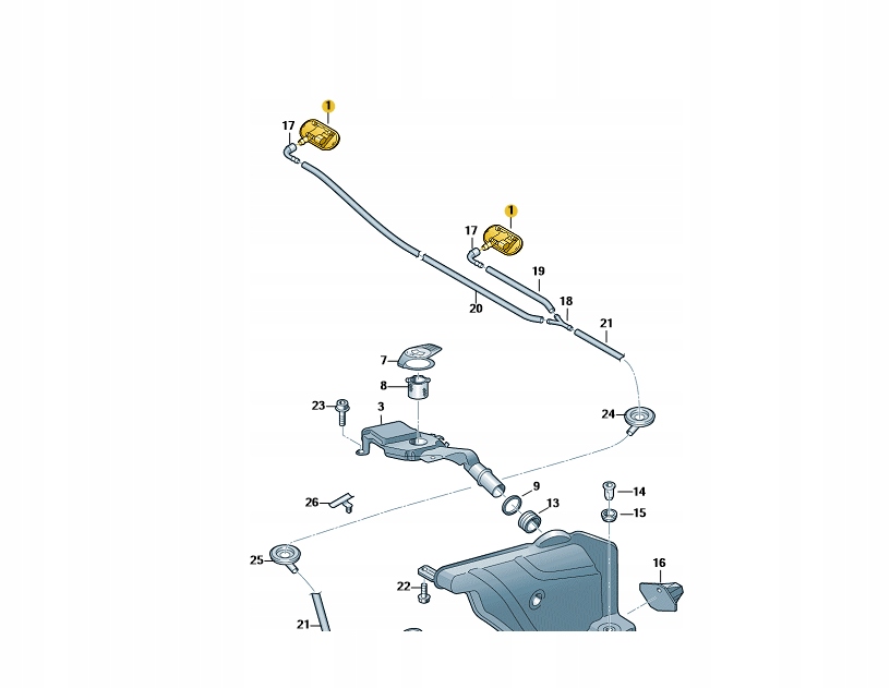 фото №8, Насадка розпилювача audi a4 b8 a5 b8 8t0955988b aso