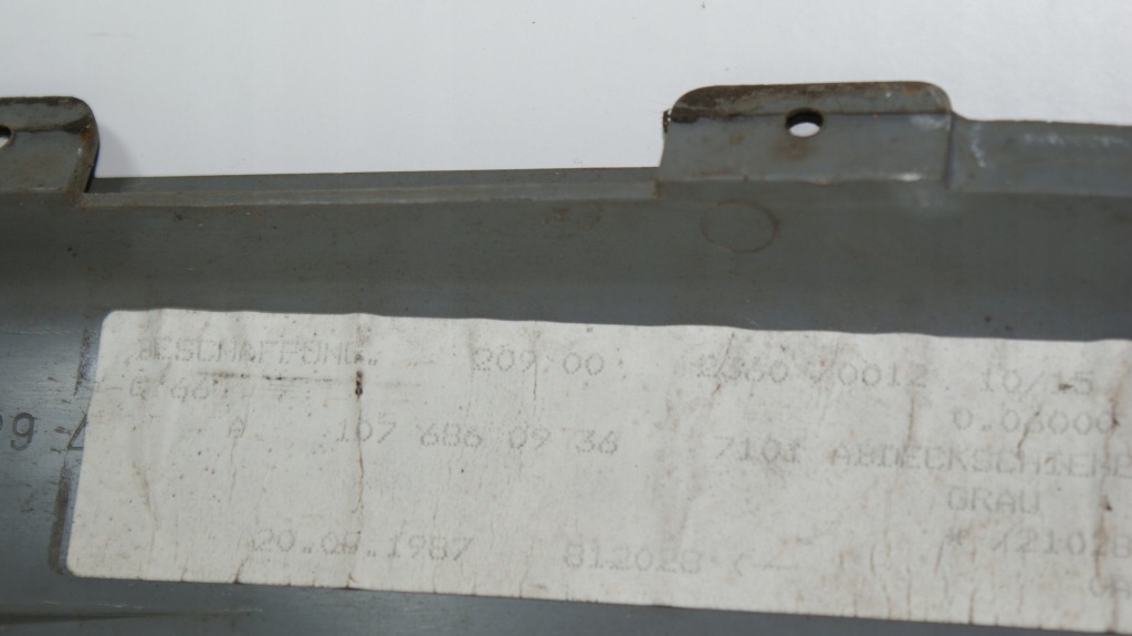 Mercedes r107 sl slc молдинг защита порог левая панель напольный 1076860936 Оригинал