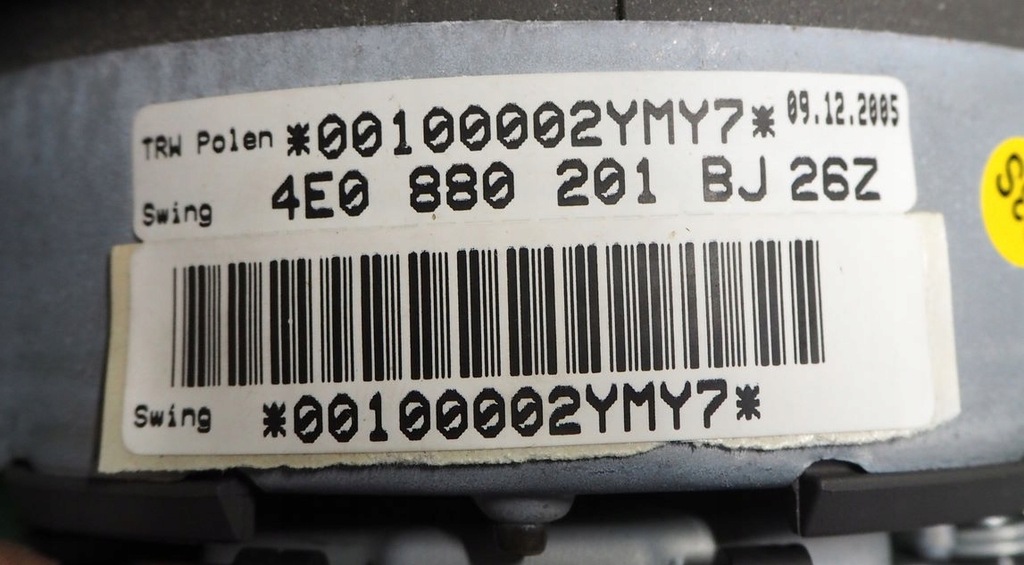 фото №8, Панель приладів приладова air bag audi a8 d3