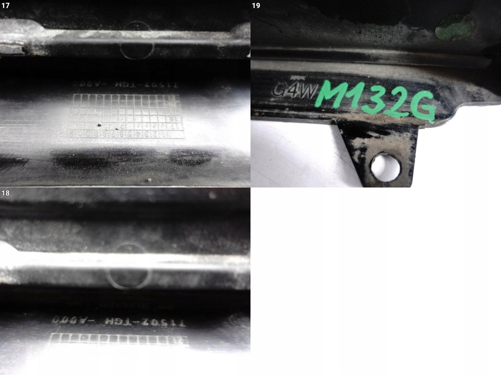 фото №12, Honda civic x 10 type-r 17-21 спойлер дифузор накладка w бампер задня