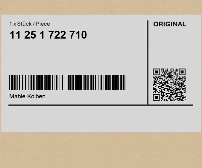 фото №1, Поршень mahle bmw 7 e32