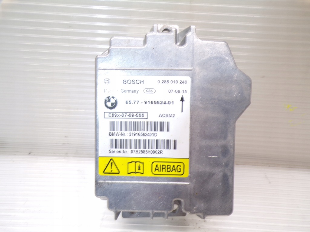 фото №1, Модуль датчик подушка безпеки bmw e93 9165624