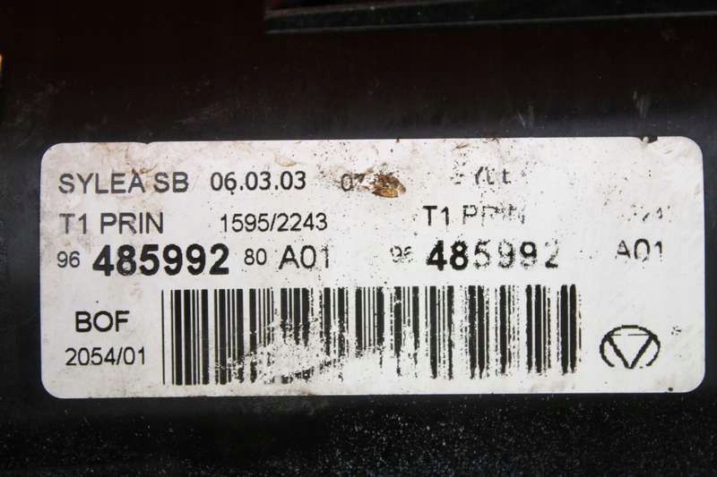 фото №10, Коробка предохранителей 9648599280 peugeot 206 1.4 8v 75 km 02-09