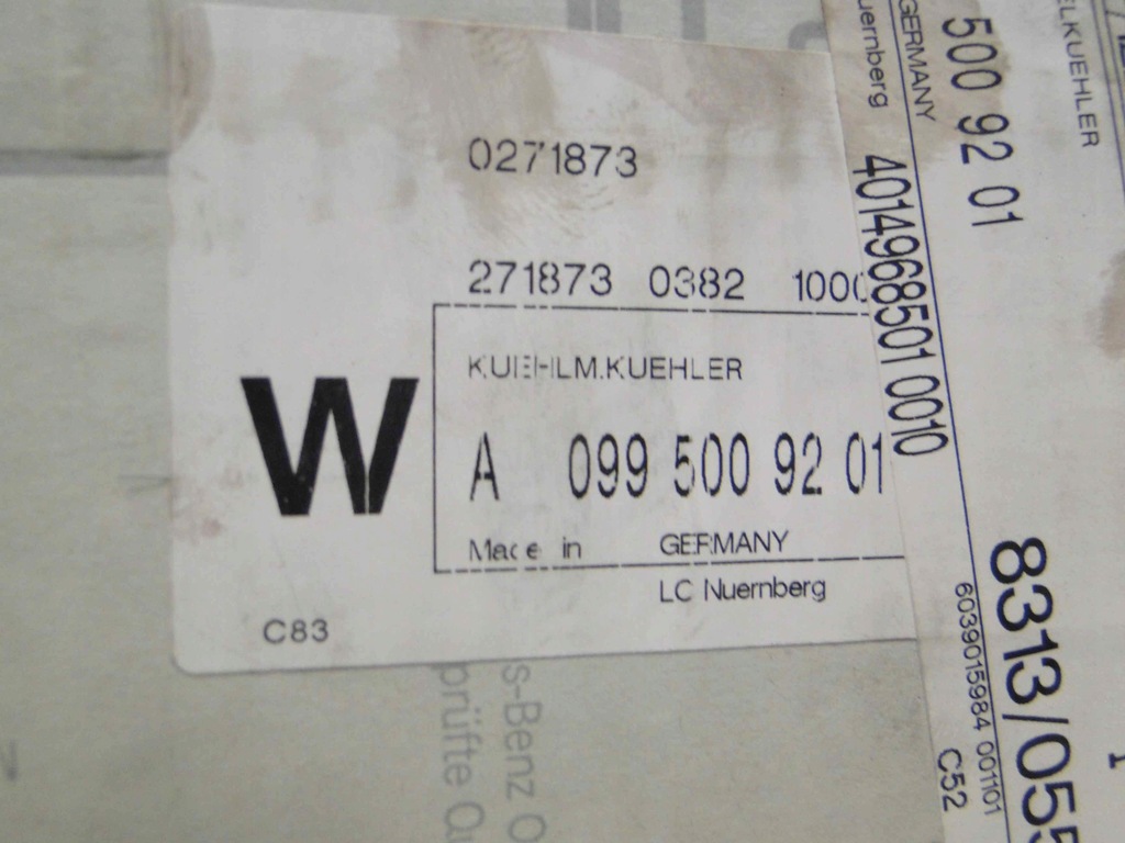 фото №11, Mercedes gls x167 167 радиатор w подкрылок 63 amg