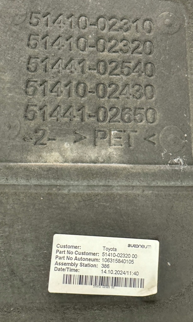 фото №9, Toyota ch-r corolla e21 15-24r захист pod двигун 51410-02310 оригінал