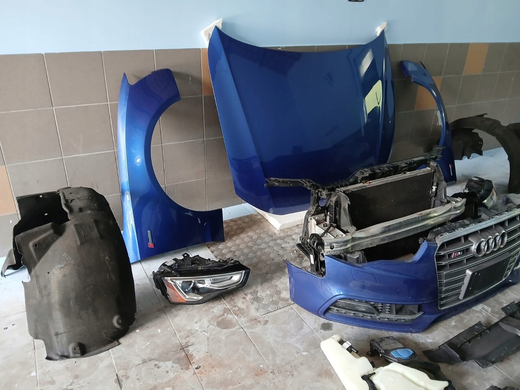 фото №6, Audi s5 a5 8t lift ly5q kompletny перед капот бампер pas радиатор