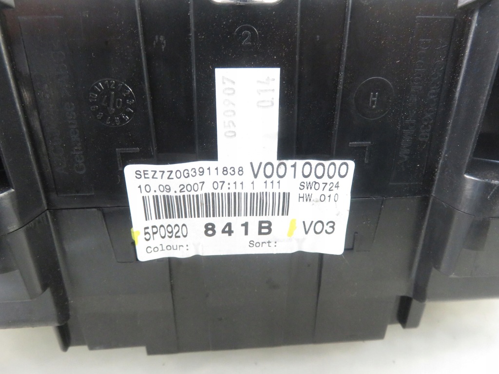 фото №10, Счетчик seat altea 2.0 tfsi 110080281011 5p0920841b