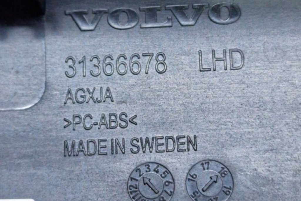 фото №7, Інше частини внутрішнє volvo s90 31366678 2.0l дизель 2018