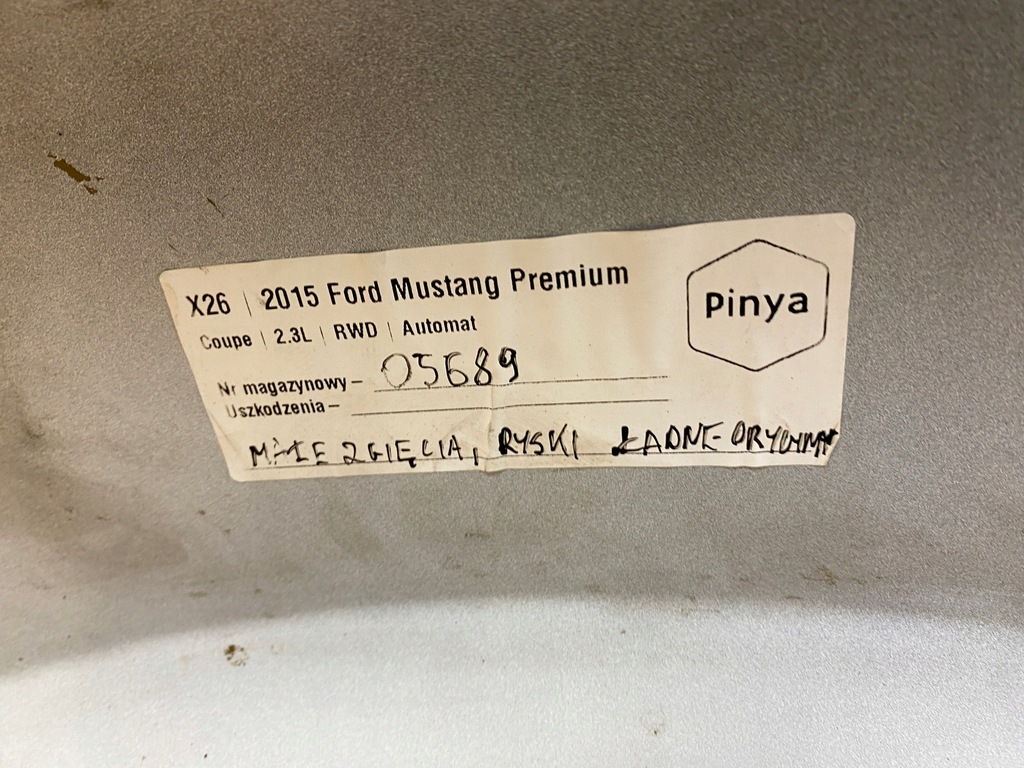 фото №12, Крила правий перед передній ford mustang 2015+