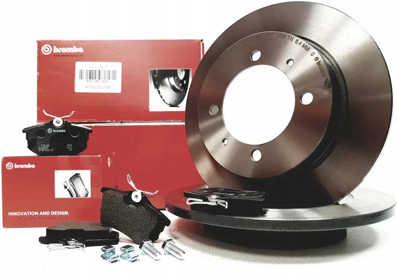 фото №1, Brembo тормозные диски+ тормозные колодки задняя mitsubishi carisma 260mm