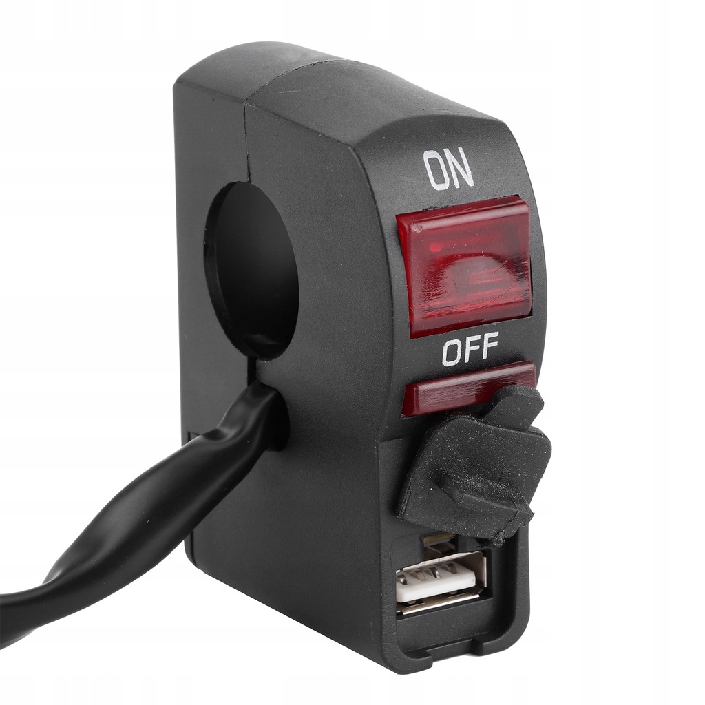 фото №13, Кнопка вмикання i wyłączania фари motocyklowych 5v 2a з зарядний пристрій