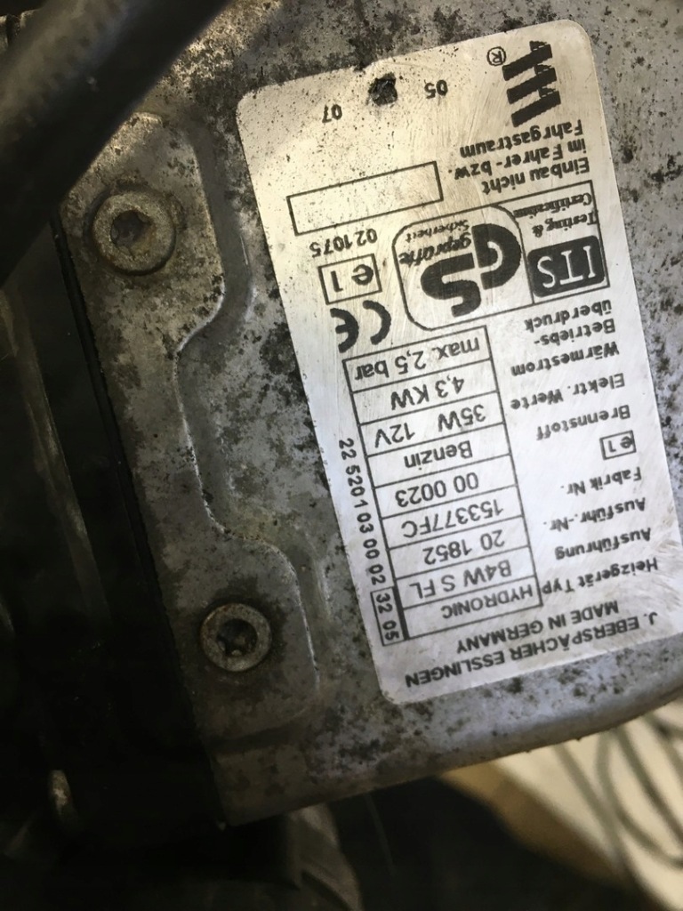 фото №13, Webasto обігрівач стояночний eberspaecher hydronic b4ws -fl 1533 77 fc