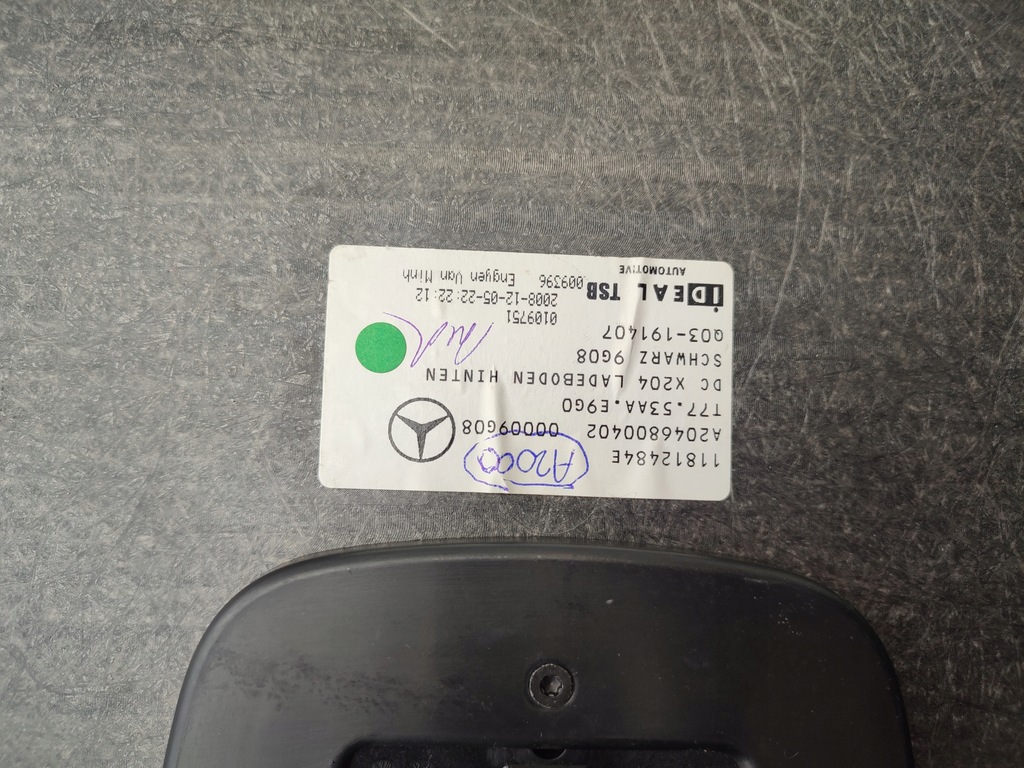 фото №9, Защита пол обшивка багажника mercedes glk x204 a2046800402 оригинал