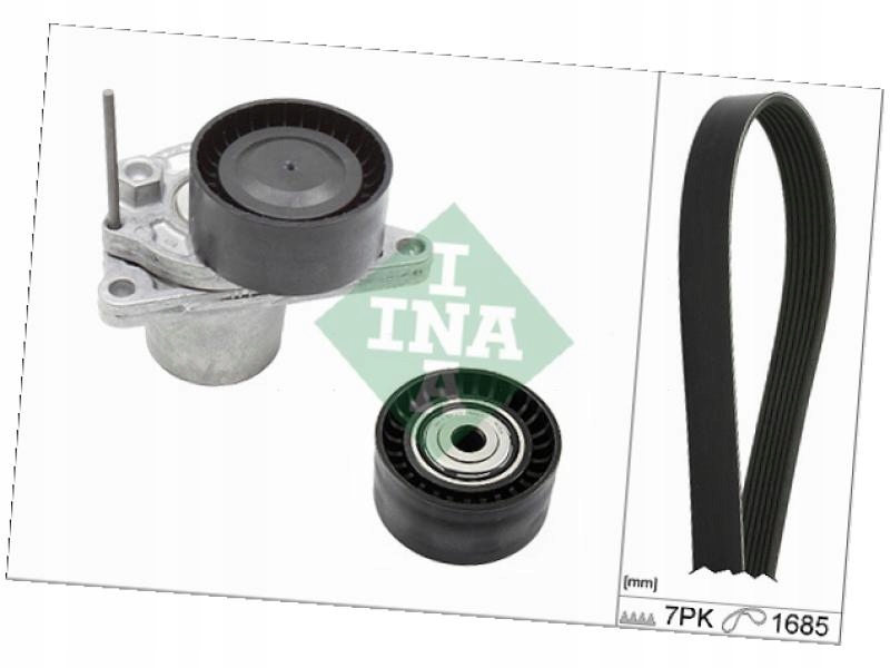 фото №2, Набор ремень клиновой renault grand scenic iii 1.6 iv 1.6