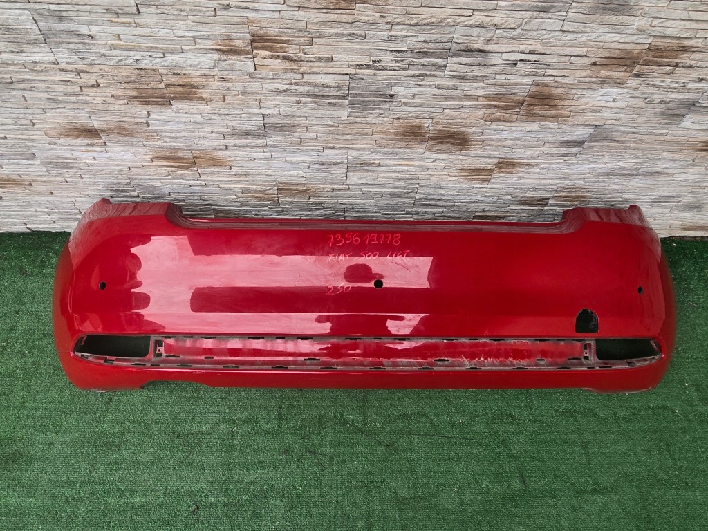 фото №1, Бампер задняя fiat 500 lift 735619778