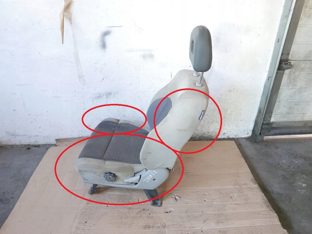 фото №6, Сидіння лівий водія перед nissan x-trail i t30 00-