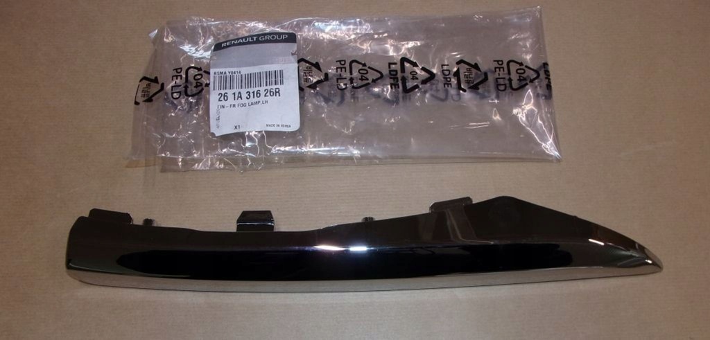 фото №1, Молдинг бампера r koleos ii перед 261a31626r