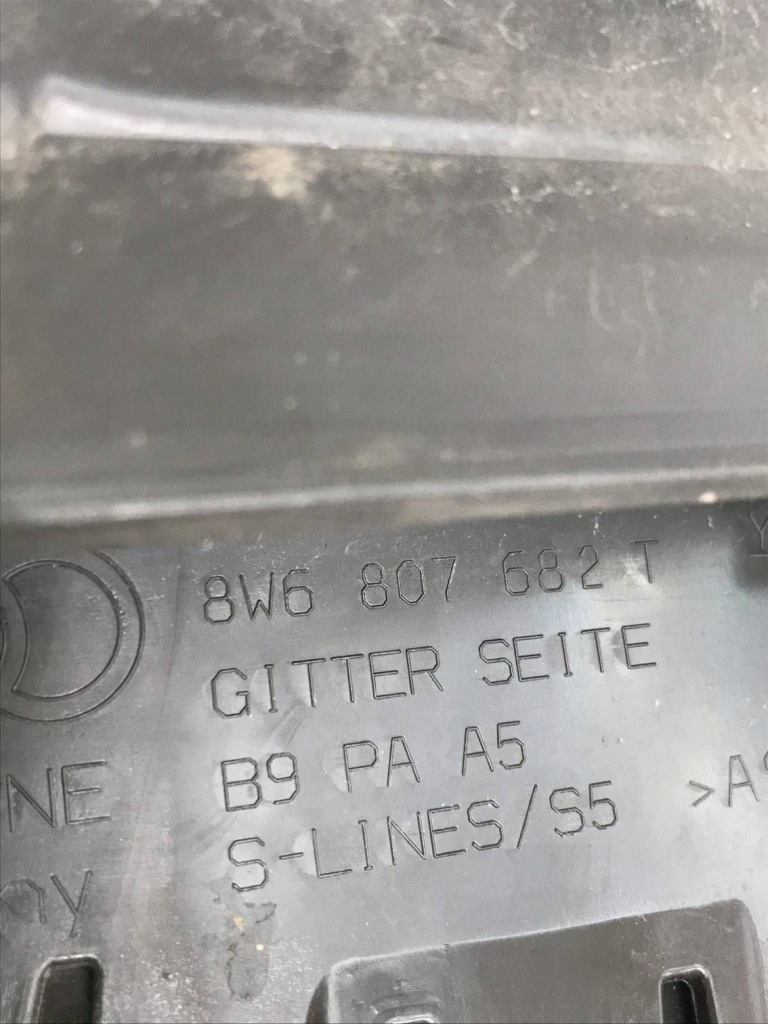 Audi a5 2 8w6 s-line рестайлинг  решётка бампера перед правая  19-24 8w6807682t Доставка