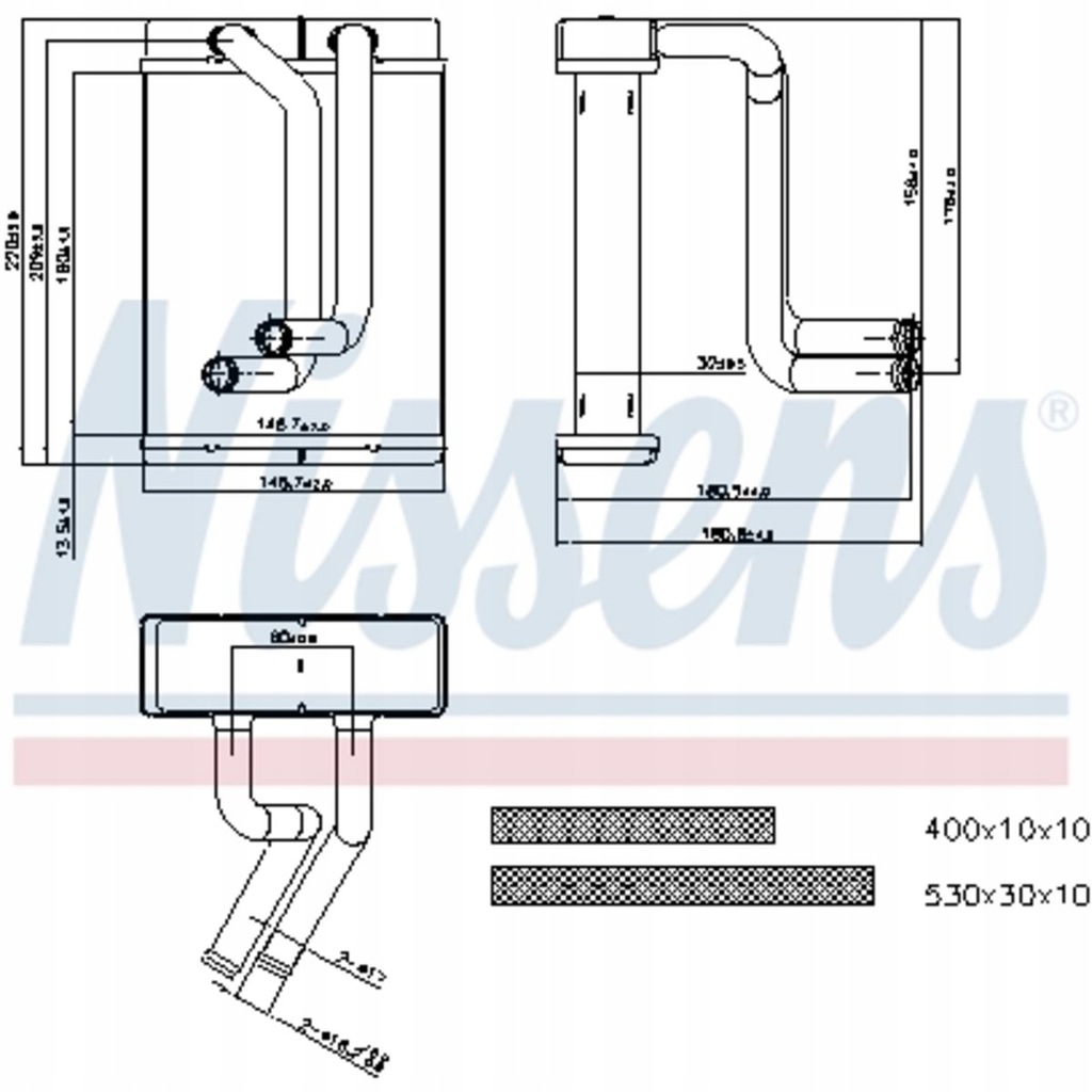 фото №1, Обігрівач kia sephia shuma i ii 96-04