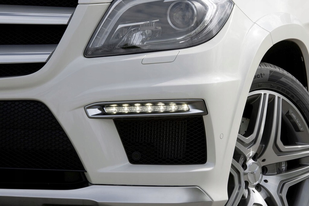 фото №3, Mercedes gl x166 рамка свет led левая хромированная