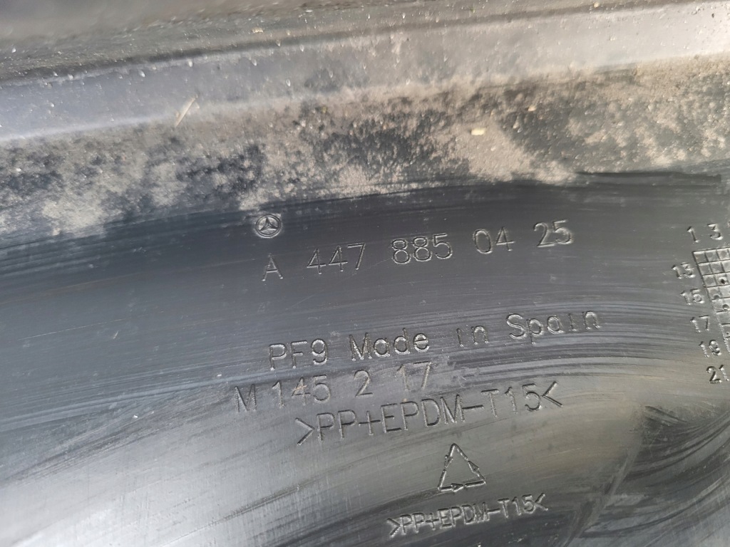 фото №6, Mercedes vito w447 бампер перед okolice poznań