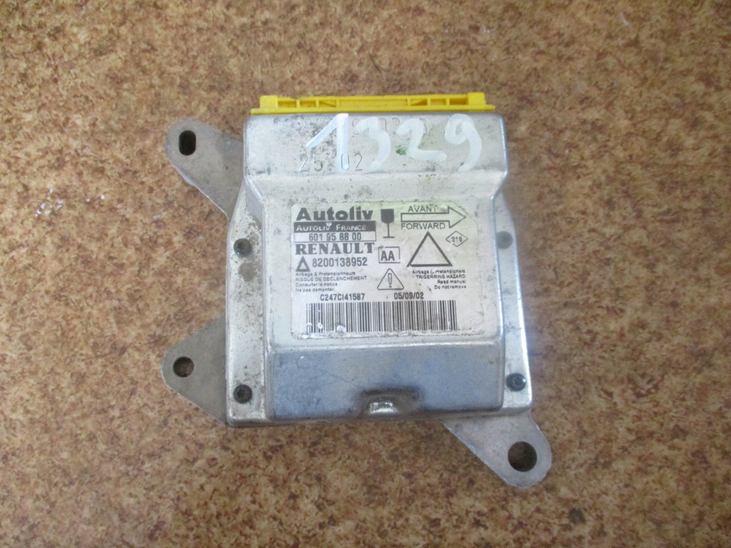 фото №4, Модуль датчик air bag renault laguna ii 601958800