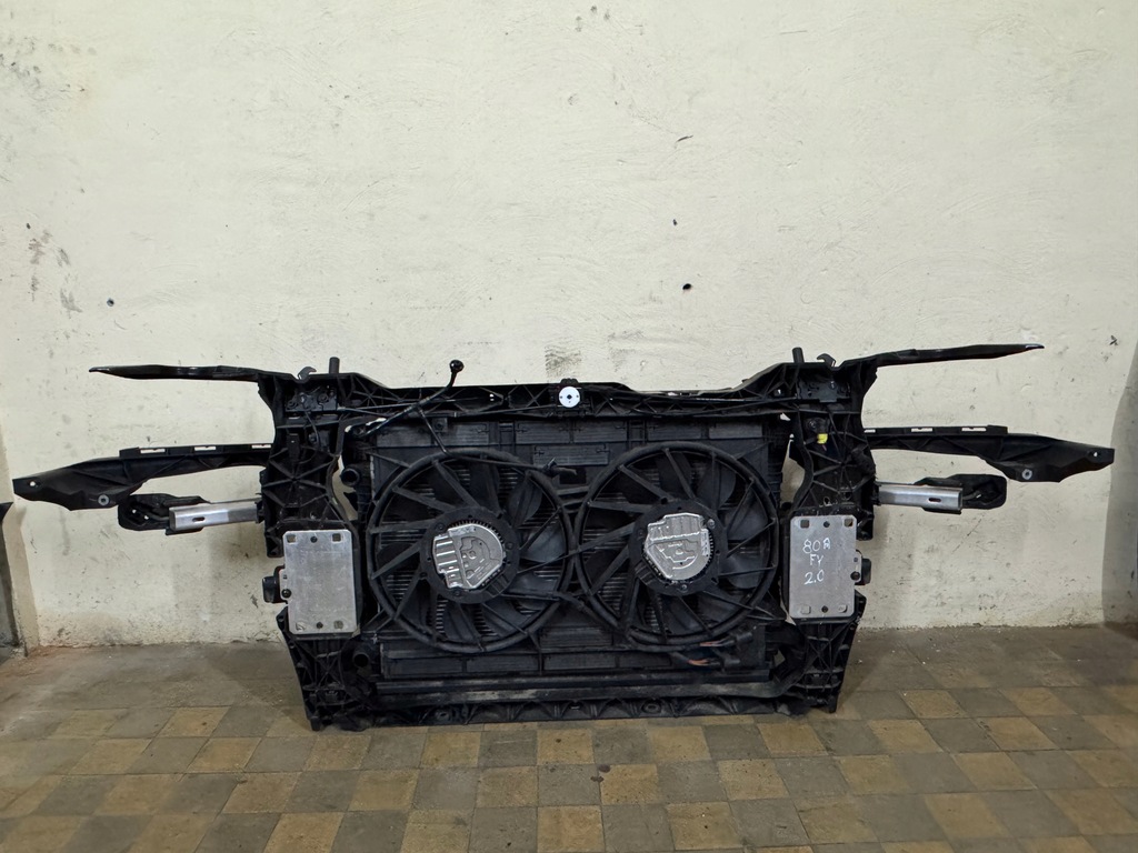 фото №8, Audi q5 fy 80a 2.0 tdi pas перед передній радіатор комплект 2 вентилятори