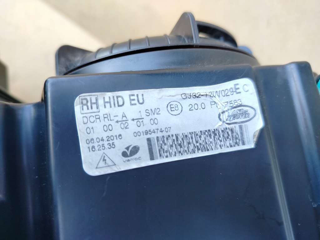 фото №3, Range rover evoque lift ксенон лампа правая