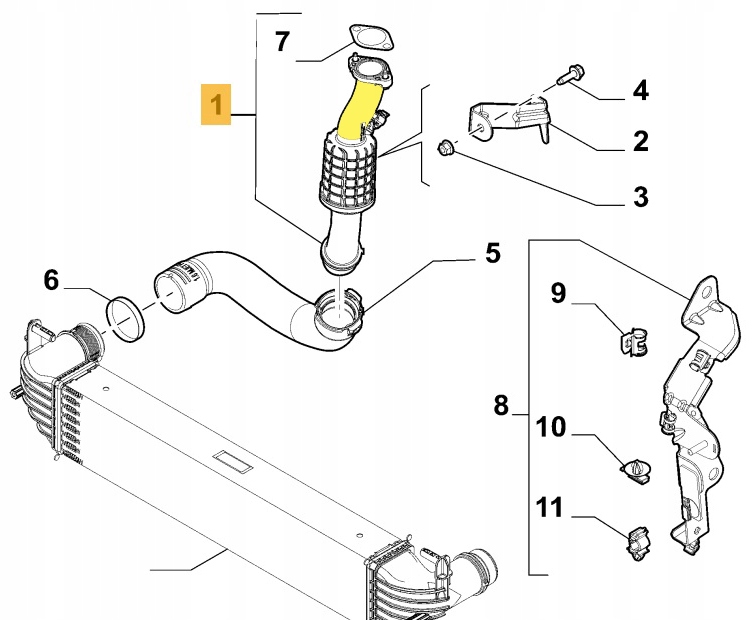 фото №2, Wąż turbo шланг fiat 500x jeep renegade suv 1.4